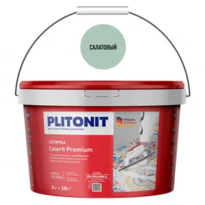Затирка цементная Colorit Premium (салатовая) 2 кг, Плитонит