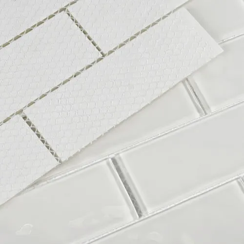 Rumba White мозаика стеклянная 30*30, Bonaparte (Бонапарт)