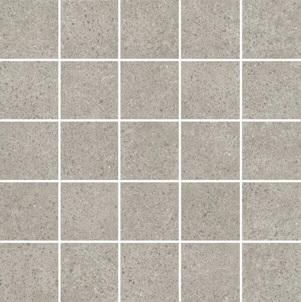 Декор MM12137 Безана серый мозаичный матовый 25x25x0,9, Kerama Marazzi (Керама Марацци)