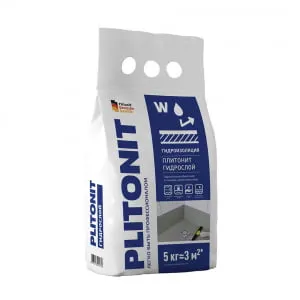 Полимер-цементная ГИ смесь ГидроСлой 5 кг, Плитонит