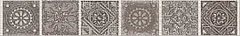 585591001 Grazia (Грация) Mocca Nefertiti коричневый бордюр 40,5*6,2, Azori (Азори)