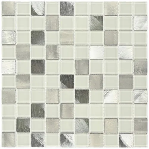 Titan Silver мозаика стеклянная 30*30, Bonaparte (Бонапарт)