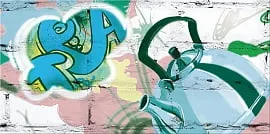 Декор 583022001 Лофт хот белый 20,1х40,5, Azori (Азори)