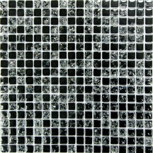 Strike Black мозаика стеклянная 30*30, Bonaparte (Бонапарт)