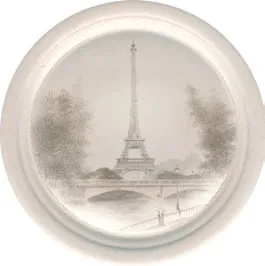 OBD001 Сорбонна диаметр декор 16*16, Керама Марацци