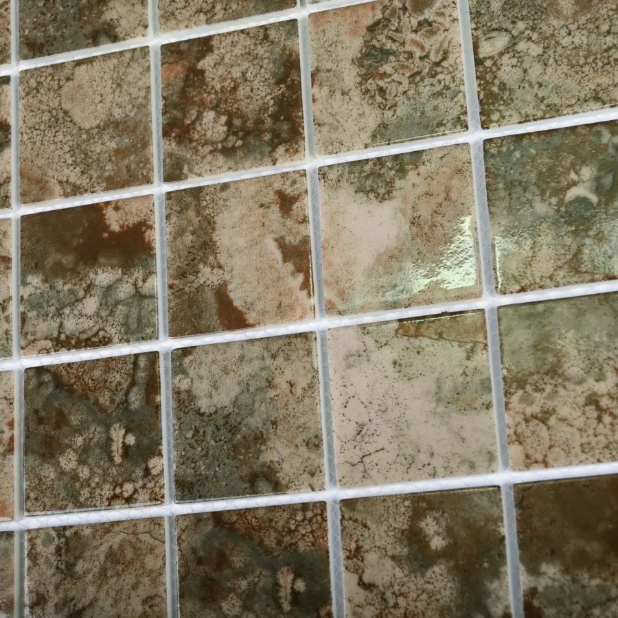Amuletto Leaf мозаика стеклянная 30*30, Bonaparte (Бонапарт)