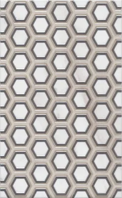 Декор AD\A396\6343 Гран Пале глянцевый 25x40x0,8, Kerama Marazzi (Керама Марацци) белый купить СПб