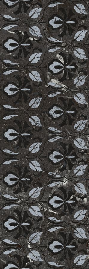 Плитка KM3090B0150R Тубкаль чёрный глянцевый обрезной 30x89,5x0,9, Kerama Marazzi (Керама Марацци)