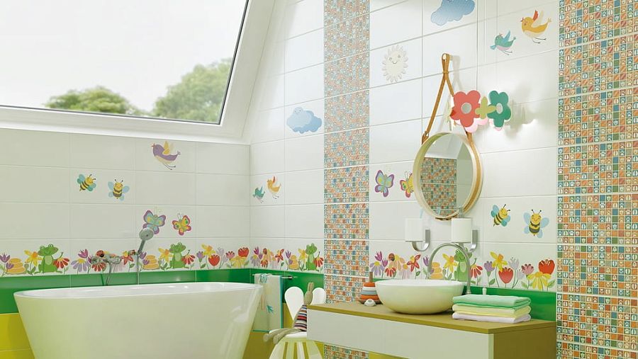 Коллекция плитки Kids 20х40, Нефрит-Керамика