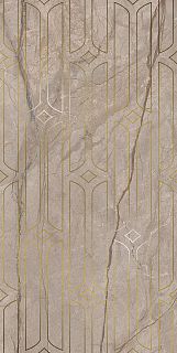 Декор KMD3STA071BR Ифран бежевый светлый глянцевый обрезной 60x119,5x0,9, Kerama Marazzi (Керама Марацци)