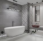 Плитка 00-00108455 Limestone (Лаймстоун) Grey Struttura 24,2х70, Eletto Ceramica (Элетто Керамика)
