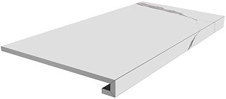 Ступень SG849990R\GCF клееная Монте Тиберио белый матовый 33x80x0,9, Kerama Marazzi (Керама Марацци)