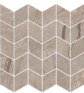 Декор KMD2MSM014BR Ифран мозаичный бежевый светлый глянцевый обрезной 30x31,2x0,9, Kerama Marazzi (Керама Марацци)