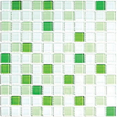 Jump Green №6 растяжка из стеклянной мозаики 30*30, Bonaparte (Бонапарт)