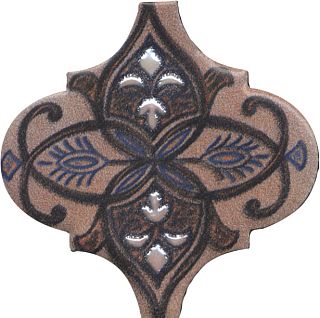 Панно KMP3STA011M6X Арабески Марокко 2 (из 6 частей 6,5x6,5) 10x25x6,9, Kerama Marazzi (Керама Марацци)