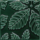 SFB001 Сантана 1 структура зеленый темный глянцевый декор 15*15, Керама Марацци