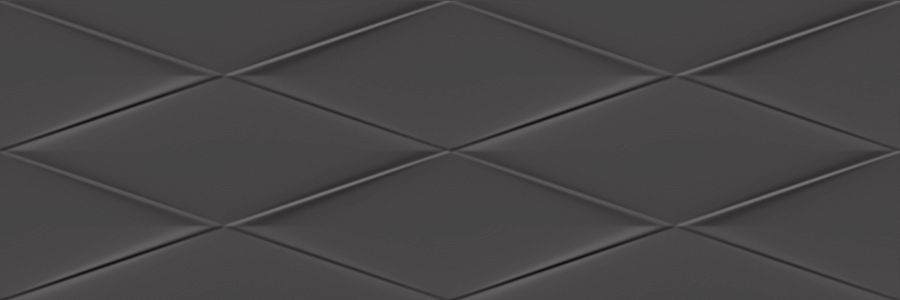 Плитка для стен VGU232 Vegas черная рельеф 25х75, Cersanit