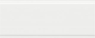 Бордюр BDA034R Флориан белый матовый обрезной 30x12x1,3, Kerama Marazzi (Керама Марацци)