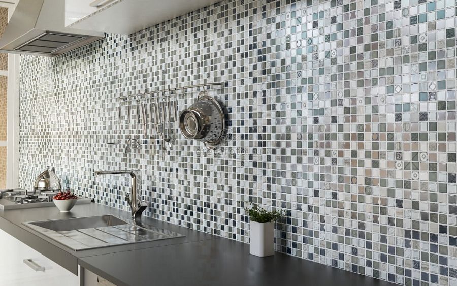 Status Grey мозаика керамогранитная 30*30, Bonaparte (Бонапарт)