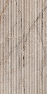 Плитка KM6012B0240R Ифран бежевый светлый глянцевый структура обрезной 60x119,5x1, Kerama Marazzi (Керама Марацци)