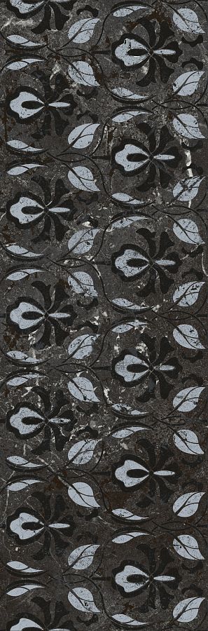 Плитка KM3090B0150R Тубкаль чёрный глянцевый обрезной 30x89,5x0,9, Kerama Marazzi (Керама Марацци)