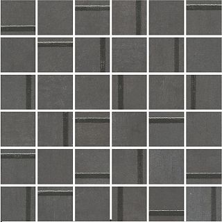 Декор MM13132 Гварди 1 мозаичный антрацит матовый обрезной 30x30x0,9, Kerama Marazzi (Керама Марацци)