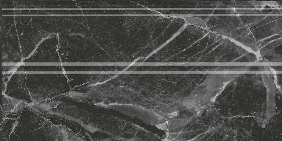 Плинтус FMA034R Коррер чёрный глянцевый обрезной 30x15x1,7, Kerama Marazzi (Керама Марацци)