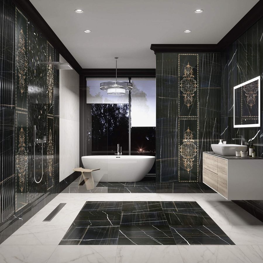 Коллекция плитки и керамогранита Греппи 40х120, Kerama Marazzi (Керама Марацци)