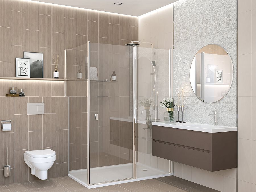 Бордюр 584191003 Amati (Амати) Plumeria Alba коричневый 50,5х6,2, Azori (Азори)