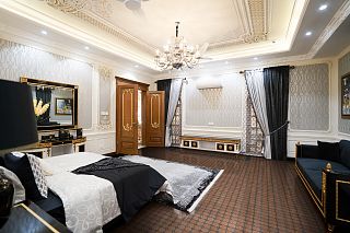 Коллекция метлахской плитки Петергоф коричнево-черный 29,2х29,2, Keramark (Керамарк)