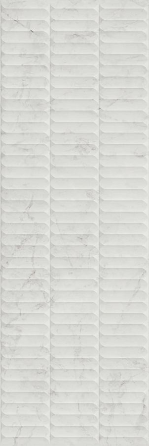 Плитка KM3090B0160R Тубкаль белый глянцевый структура обрезной 30x89,5x1,05, Kerama Marazzi (Керама Марацци)