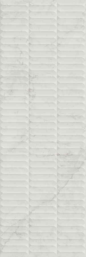 Плитка KM3090B0160R Тубкаль белый глянцевый структура обрезной 30x89,5x1,05, Kerama Marazzi (Керама Марацци)