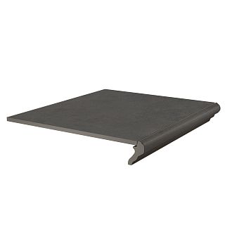 Ступень KM4040G0041NGTF фронтальная Хадду серый тёмный матовый 40,2x34x0,8, Kerama Marazzi (Керама Марацци)