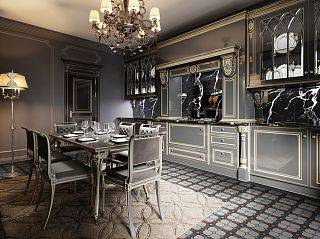 Коллекция метлахской плитки Пушкин кофе с молоком 24,7х24,7, Keramark (Керамарк)