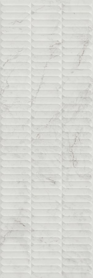 Плитка KM3090B0160R Тубкаль белый глянцевый структура обрезной 30x89,5x1,05, Kerama Marazzi (Керама Марацци)