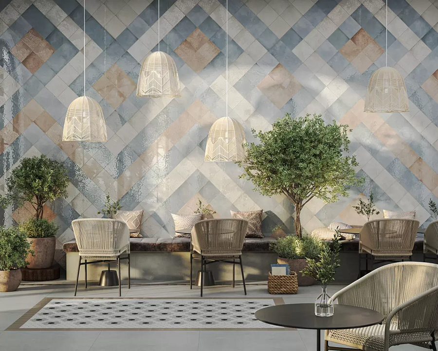 Плитка 5305 Адриатика зелёный глянцевый 20x20x0,69, Kerama Marazzi (Керама Марацци)