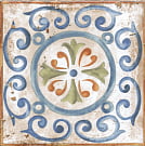 HGD\A152\17000 Виченца Майолика декор 15*15, Керама Марацци