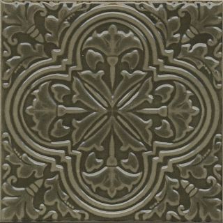 Декор KMD3STA002BN Фес зелёный глянцевый 15x15x0,77, Kerama Marazzi (Керама Марацци)