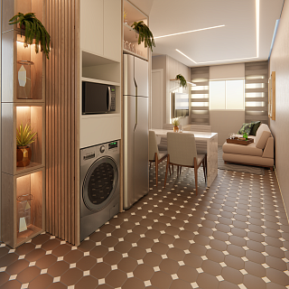 Коллекция фальш-октагона из керамогранита 60х60, Keramark (Керамарк)