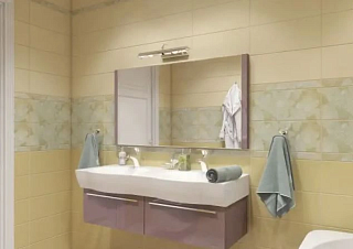 Плитка для стен 137763 Капучино глянцевая 20х45, ProGRES