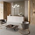 Бордюр SPA052R Эвора бежевый глянцевый обрезной 30x2,5x1,9, Kerama Marazzi (Керама Марацци)