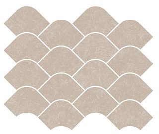 Декор KMD2HID003BR Касабланка наборный бежевый светлый матовый обрезной 30x25x0,9, Kerama Marazzi (Керама Марацци)