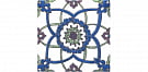 HGD\A212\1146H Альба синий декор 9,8*9,8, Керама Марацци