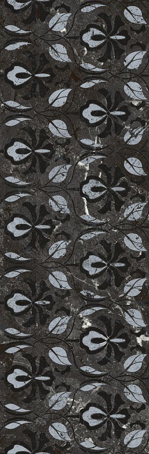 Плитка KM3090B0150R Тубкаль чёрный глянцевый обрезной 30x89,5x0,9, Kerama Marazzi (Керама Марацци)