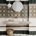 Керамогранит SG244100N Стемма белый матовый 24x24x0,7, Kerama Marazzi (Керама Марацци)