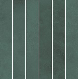 Декор KMD2MSM005BN Фес мозаичный зелёный тёмный глянцевый 15x15x0,77, Kerama Marazzi (Керама Марацци)