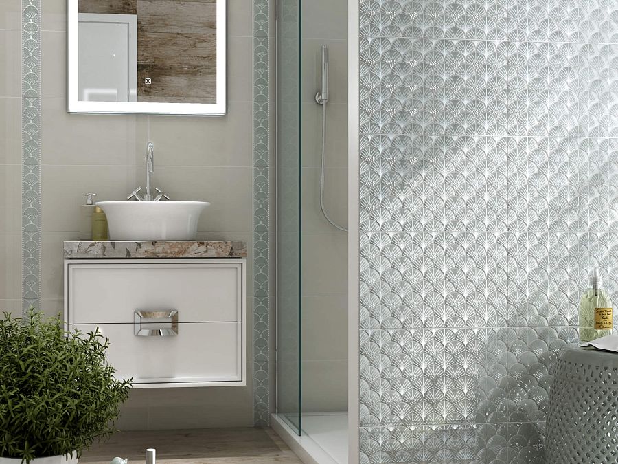 Плитка 6372 Сияние бежевый глянцевый 25x40x0,8, Kerama Marazzi (Керама Марацци)