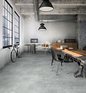Керамогранит G003 ArtBeton (Артбетон) Dark Grey рельеф 120х60, Гранитея