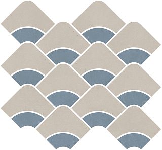 Декор KMD2HID005BR Таделакт наборный серый светлый, синий светлый матовый обрезной 30x28x0,9, Kerama Marazzi (Керама Марацци)