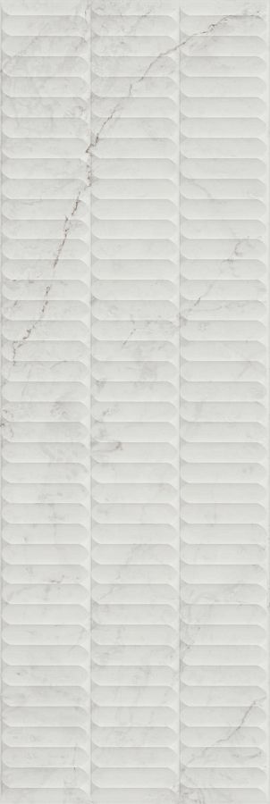 Плитка KM3090B0160R Тубкаль белый глянцевый структура обрезной 30x89,5x1,05, Kerama Marazzi (Керама Марацци)